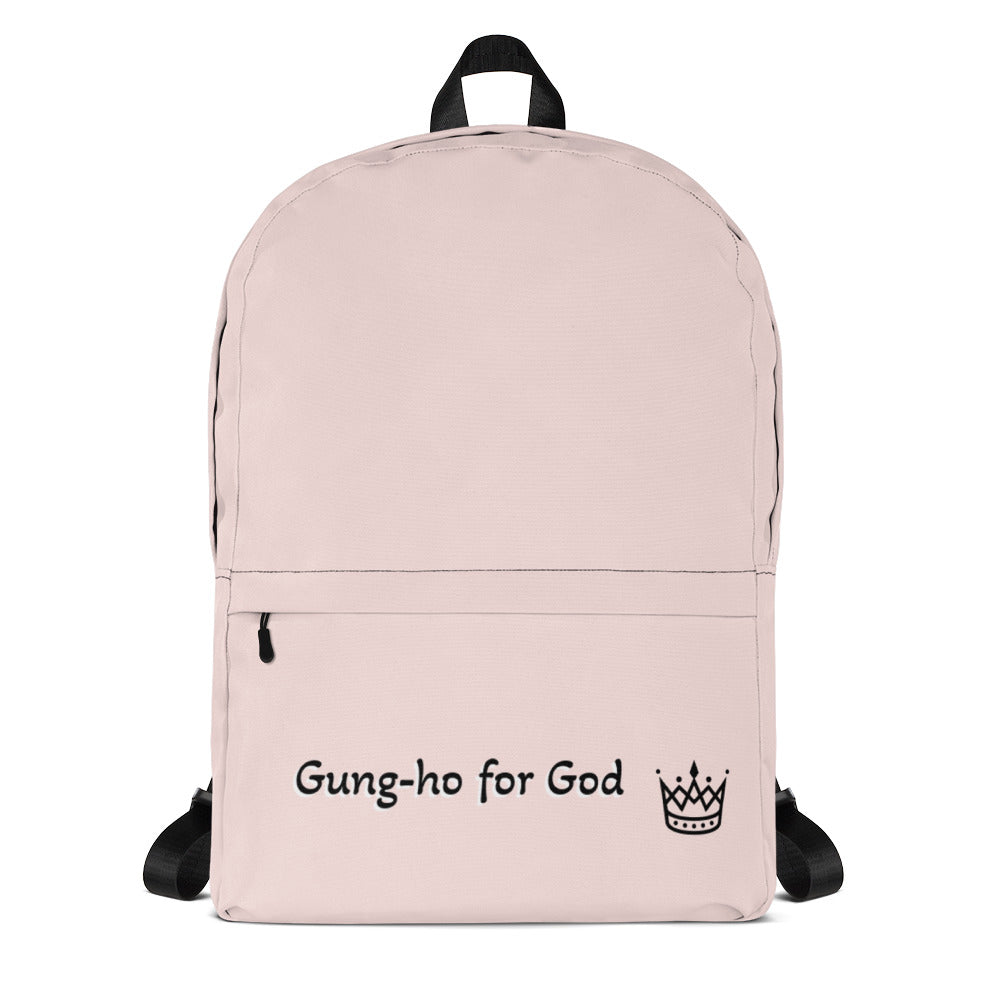 Gung-ho for God Misty Rose Backpack