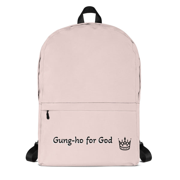 Gung-ho for God Misty Rose Backpack