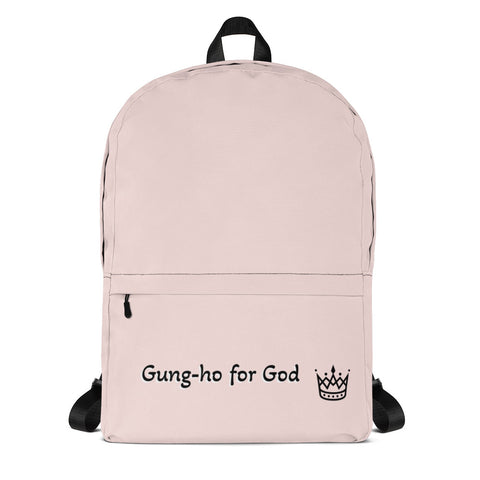 Gung-ho for God Misty Rose Backpack