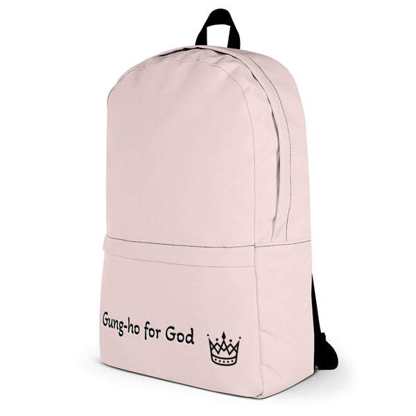 Gung-ho for God Misty Rose Backpack