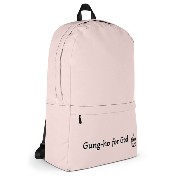 Gung-ho for God Misty Rose Backpack