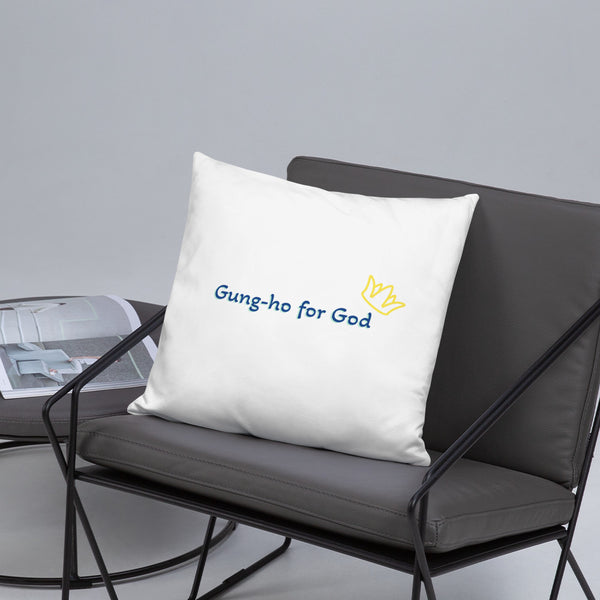 Gung-ho for God Basic Pillow