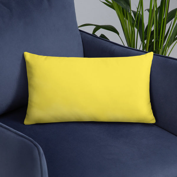Bright Yellow Gung-ho for God Basic Pillow