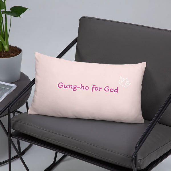 Gung-ho for God Basic Pillow