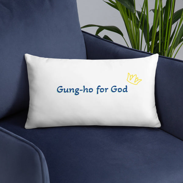 Gung-ho for God Basic Pillow