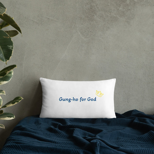 Gung-ho for God Basic Pillow