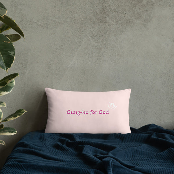 Gung-ho for God Basic Pillow