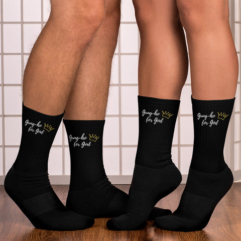 Gung-ho for God Black Socks