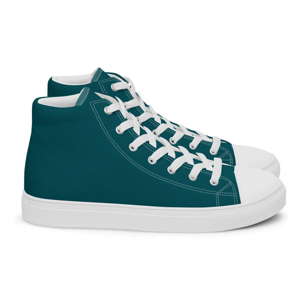 Gung-ho for God Men’s high top canvas shoes Sherpa Blue