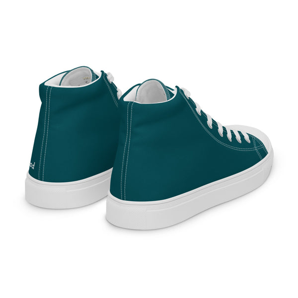 Gung-ho for God Men’s high top canvas shoes Sherpa Blue