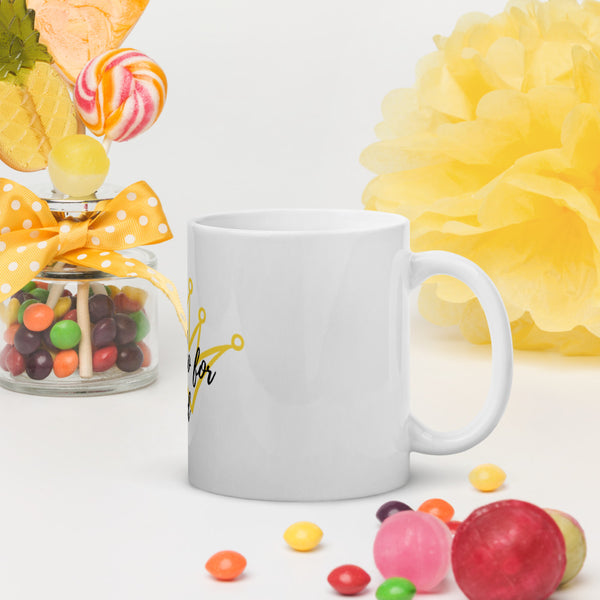 Gung-ho for God White glossy mug