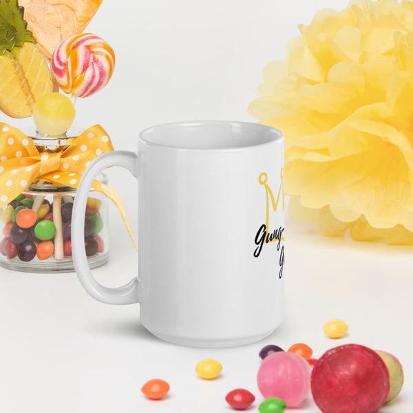 Gung-ho for God White glossy mug