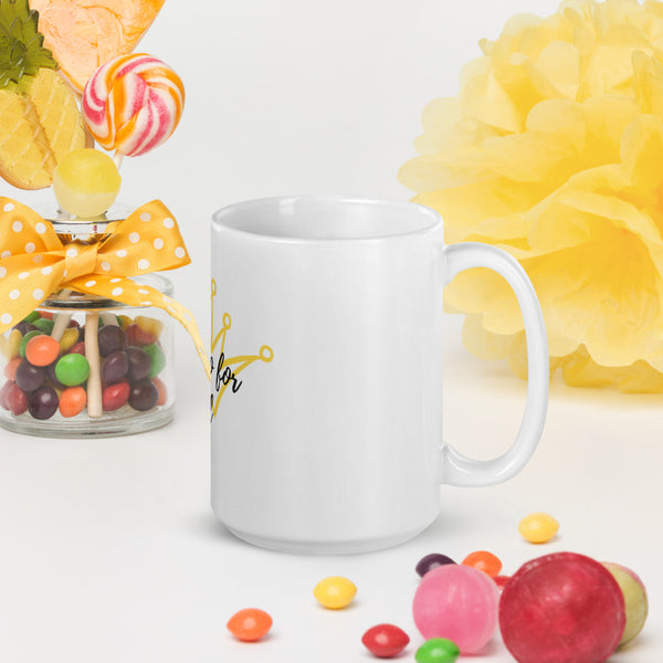 Gung-ho for God White glossy mug