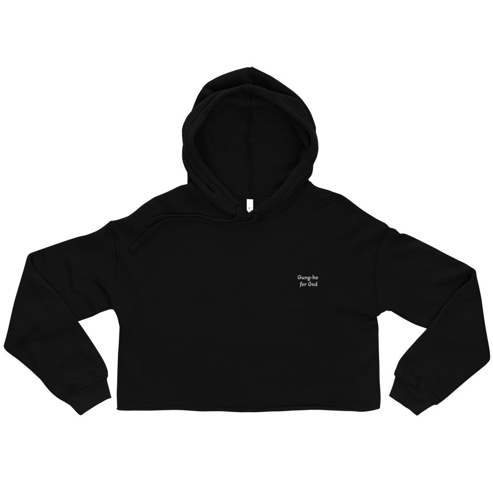 Gung-ho for God Crop Hoodie