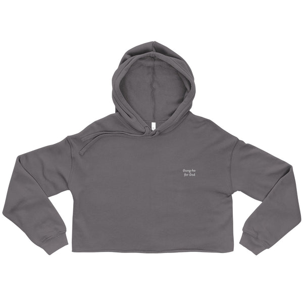Gung-ho for God Crop Hoodie