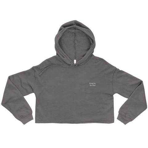 Gung-ho for God Crop Hoodie